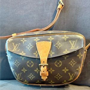 Louis Vuitton Monogram Crossbody Bag in Brown and Tan